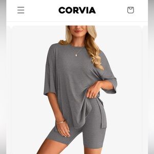 [CORVIA] TWO-PIECE MATCHING SET